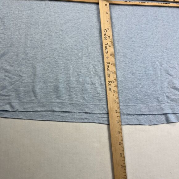 Lou & Grey Linen T-Shirt Relaxed Boxy Short Sleeve Casual Basic Tee LARGE Flaw - Picture 6 of 10